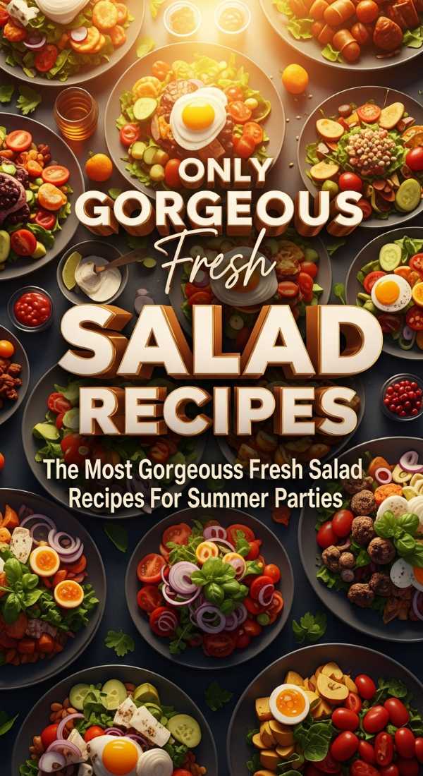 The Most Gorgeous Fresh Salad Recipes For Summer Parties 69e4a93399281