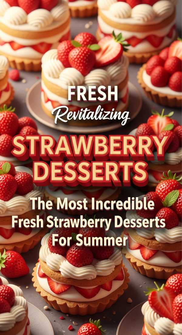 The Most Refreshing Fresh Strawberry Desserts For Summer 69eca8cd7878d