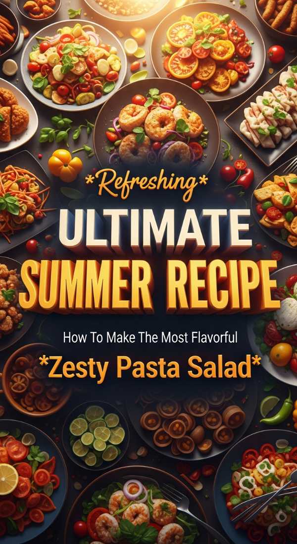 The Most Refreshing Zesty Pasta Salad 69eb9102bed2d