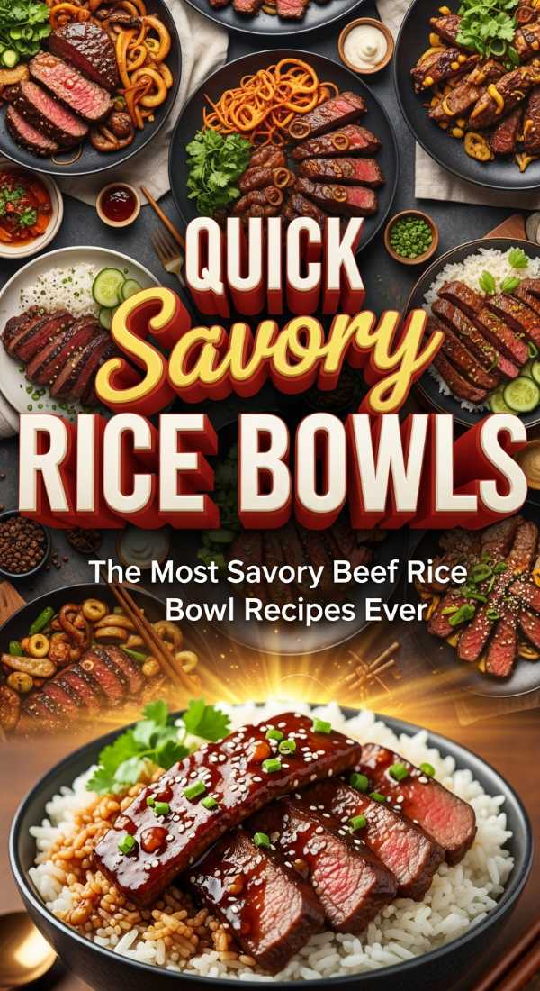 The Most Savory Beef Rice Bowl Recipes Ever 69eb22247cc9c