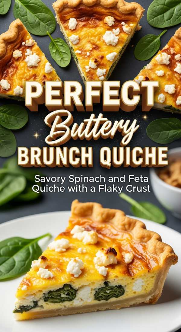 The Perfect Buttery Crust Spinach And Feta Brunch Quiche 69e5cd8eda4c8