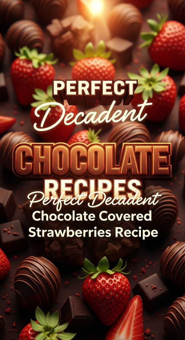 The Perfect Decadent Chocolate Covered Strawberries Recipe 69dfdb03ecb6f