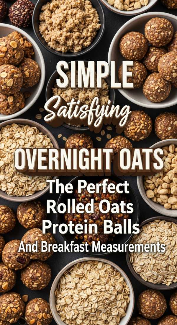 The Perfect Rolled Oats Protein Balls And Breakfast Measurements 69edb919ce9d6