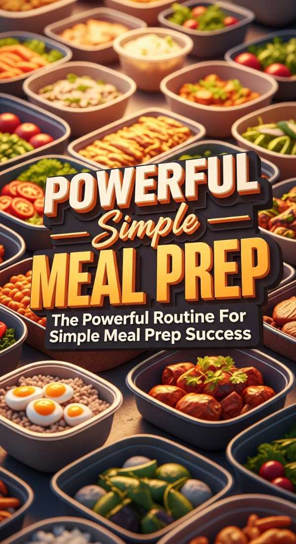 The Powerful Routine For Simple Meal Prep Success 69f060a05bb25