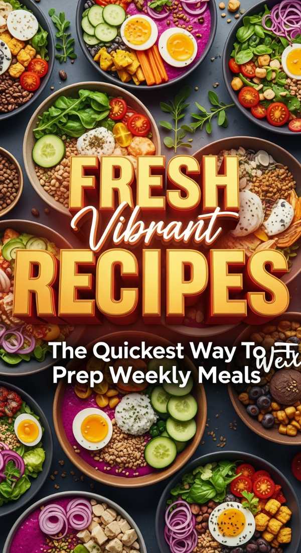 The Quickest Way To Prep Healthy Weekly Meals