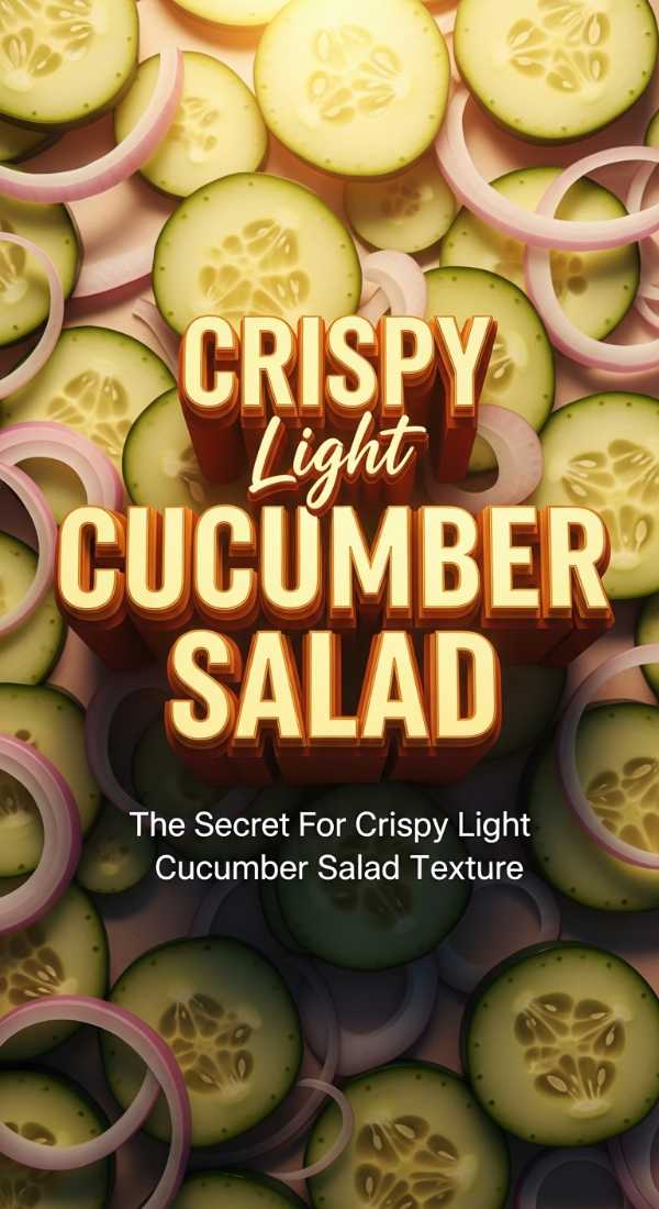 The Secret For Crispy Light Cucumber Salad Texture 69e4a9337264b