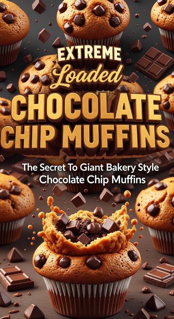 The Secret To Giant Bakery Style Chocolate Chip Muffins 69ec8d6dbb54a