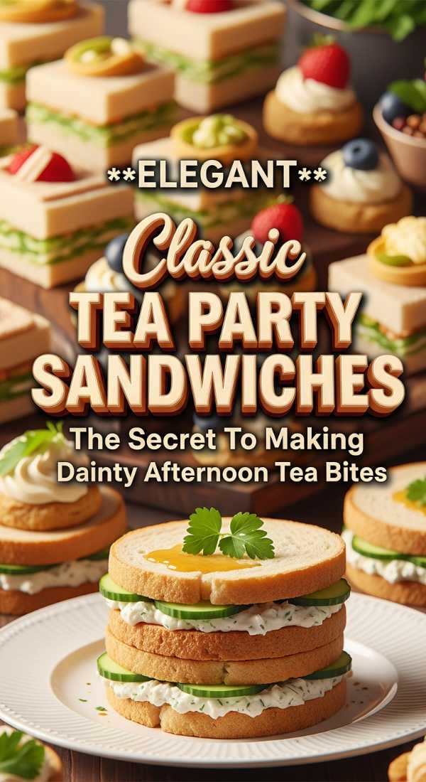 The Secret To Making Dainty Afternoon Tea Party Bites 69e9b9c5c41c5