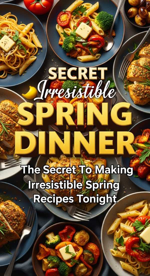 The Secret To Making Irresistible Spring Dinner Recipes Tonight 69e5cd98492e5