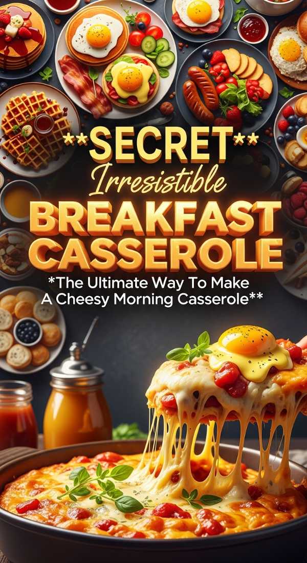 The Secret To Making The Most Irresistible Cheesy Breakfast Casserole Ever 69eb90f3ef77c