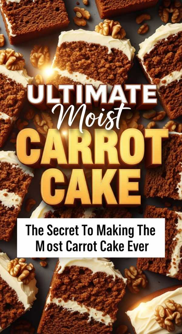 The Secret To Making The Most Moist Carrot Cake Ever