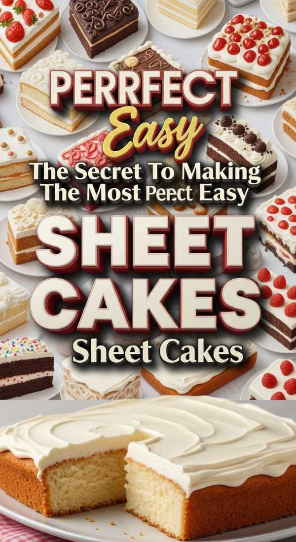 The Secret To Making The Most Perfect Easy Sheet Cakes 69ef8e32ba0a6