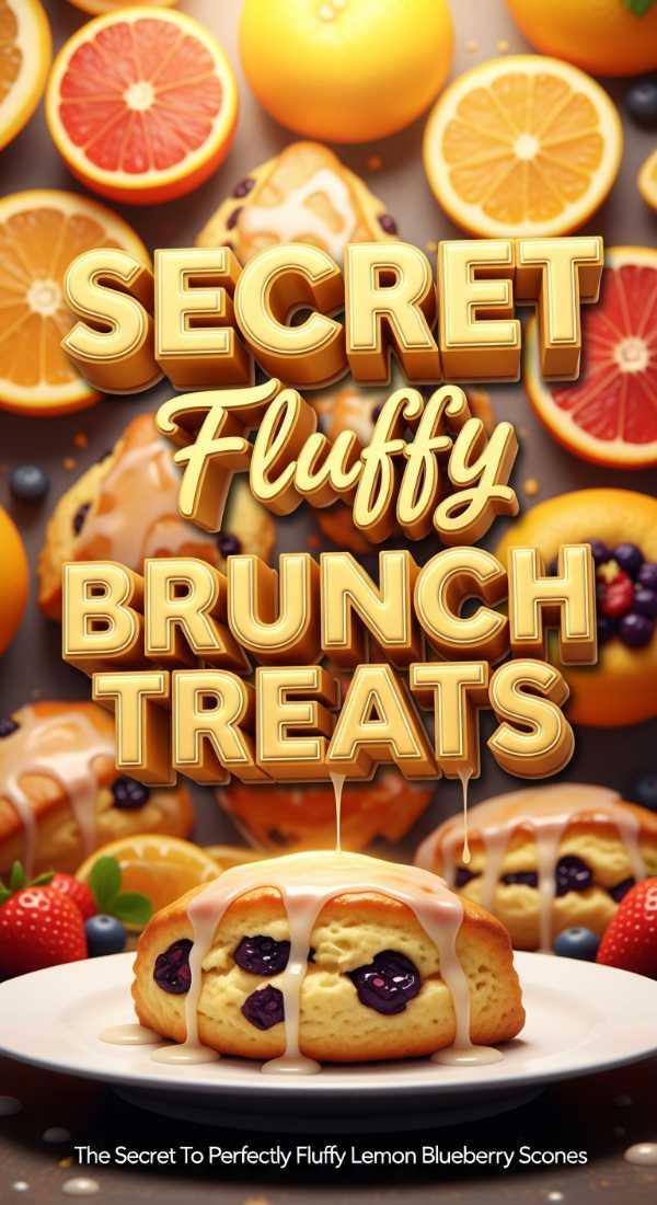 The Secret To Perfectly Fluffy Lemon Blueberry Scones 69e5cd8d72747