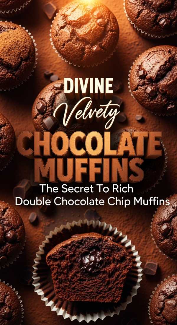 The Secret To Rich Double Chocolate Chip Muffins 69ec8d6e09e61