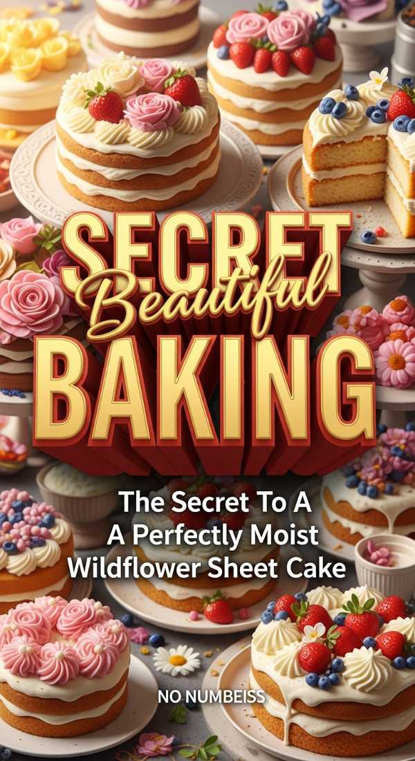 The Secret To The Perfect Wildflower Sheet Cake 69edb90c6c607