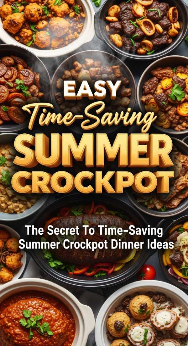 The Secret To Time Saving Summer Crockpot Dinner Ideas 69eefff646384