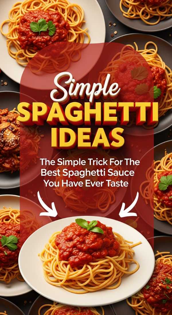 The Simple Trick For The Best Spaghetti Sauce You Have Ever Tasted 69e709a9de3ed