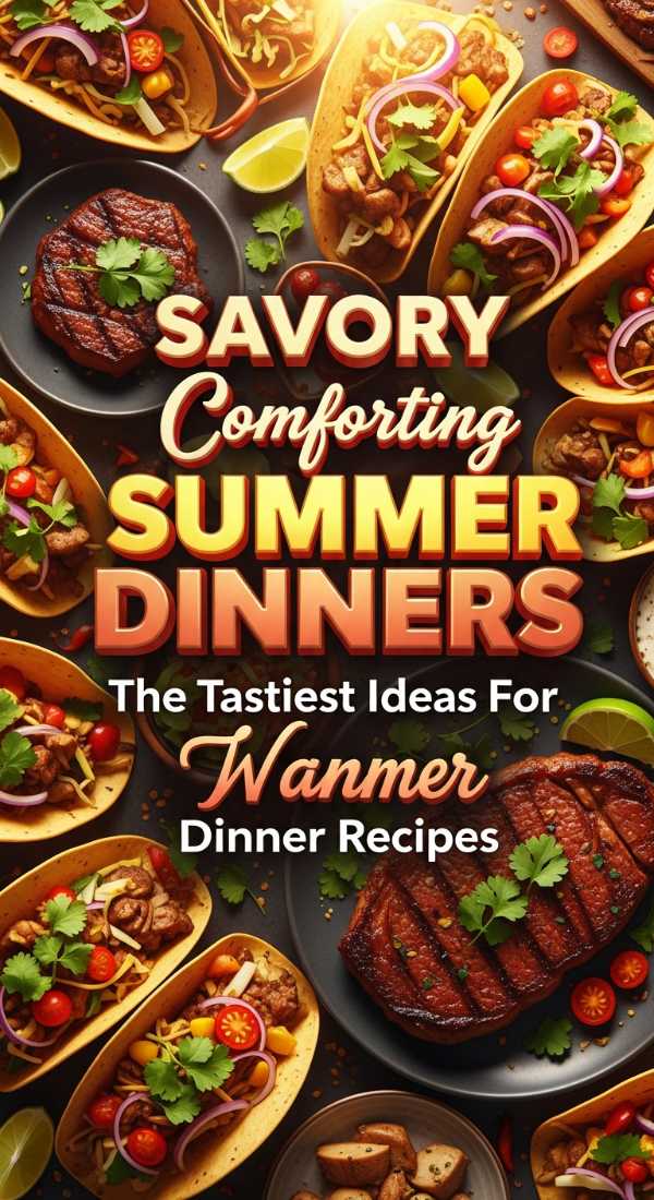 The Tastiest Ideas For Warm Summer Dinner Recipes 69dde7ba6ce0c