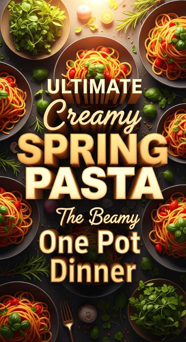 The Ultimate Creamy Spring Pasta Dinner 69f20c3054a8f