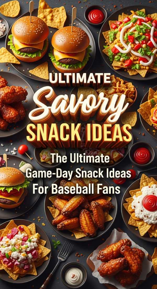 The Ultimate Game Day Snack Ideas For Baseball Fans 69eca544ef6b6