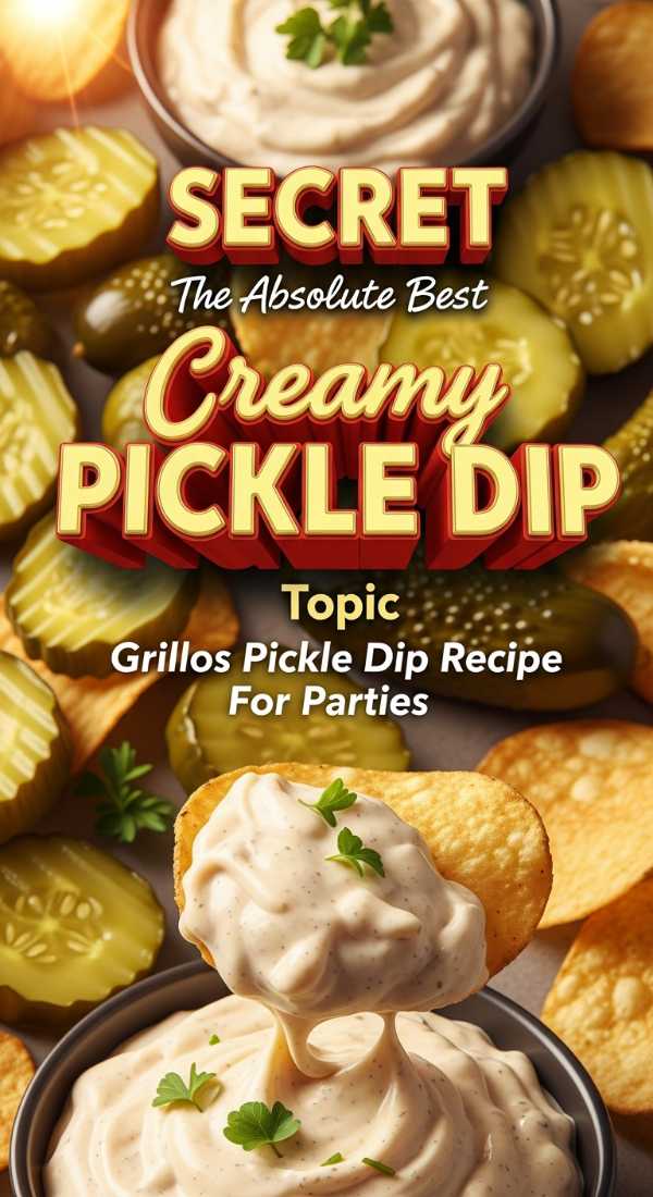 The Ultimate Grillos Pickle Dip Secret 69dfd96ae3b50
