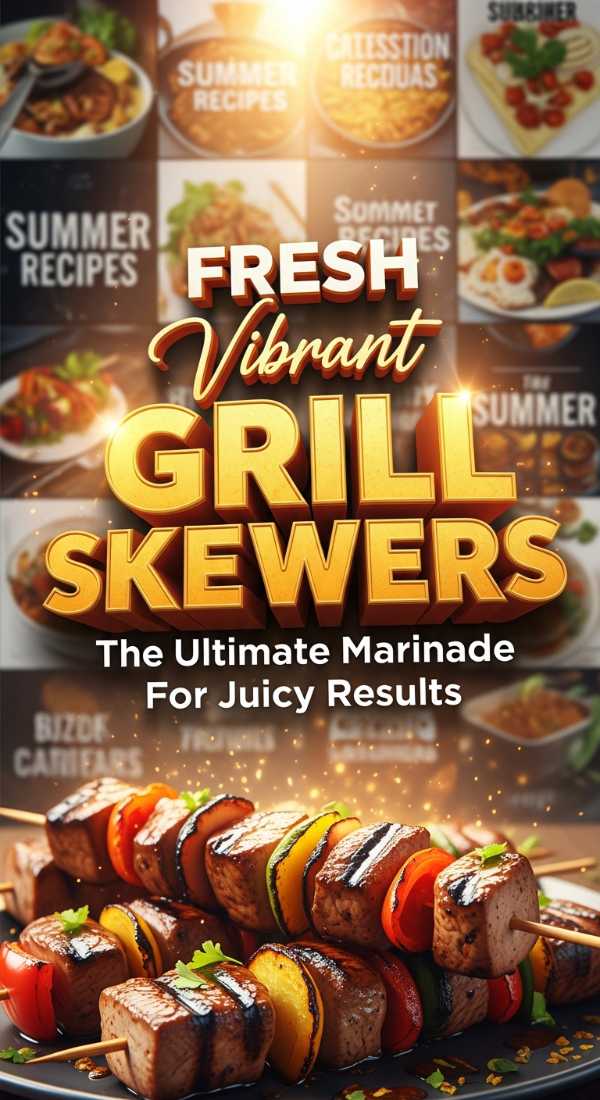 The Ultimate Marinade For Juicy Results On Grill Skewers 69e4a9473968f
