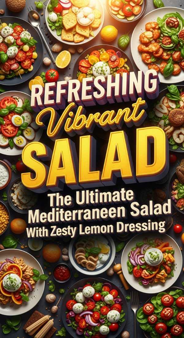 The Ultimate Mediterranean Salad With Zesty Lemon Dressing 69ec950855d89
