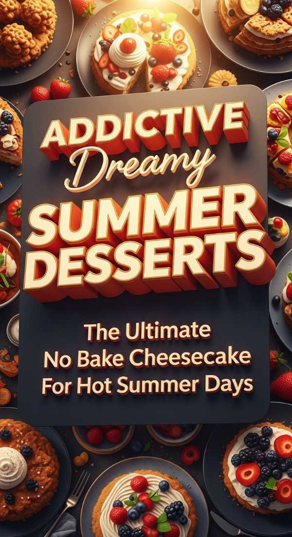 The Ultimate No Bake Cheesecake For Hot Summer Days 69edbafd15cd4