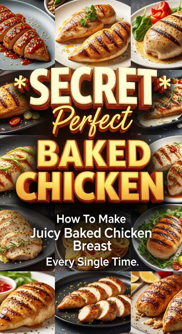 The Ultimate Secret To Juicy Baked Chicken Breast 69e4a7009ff30