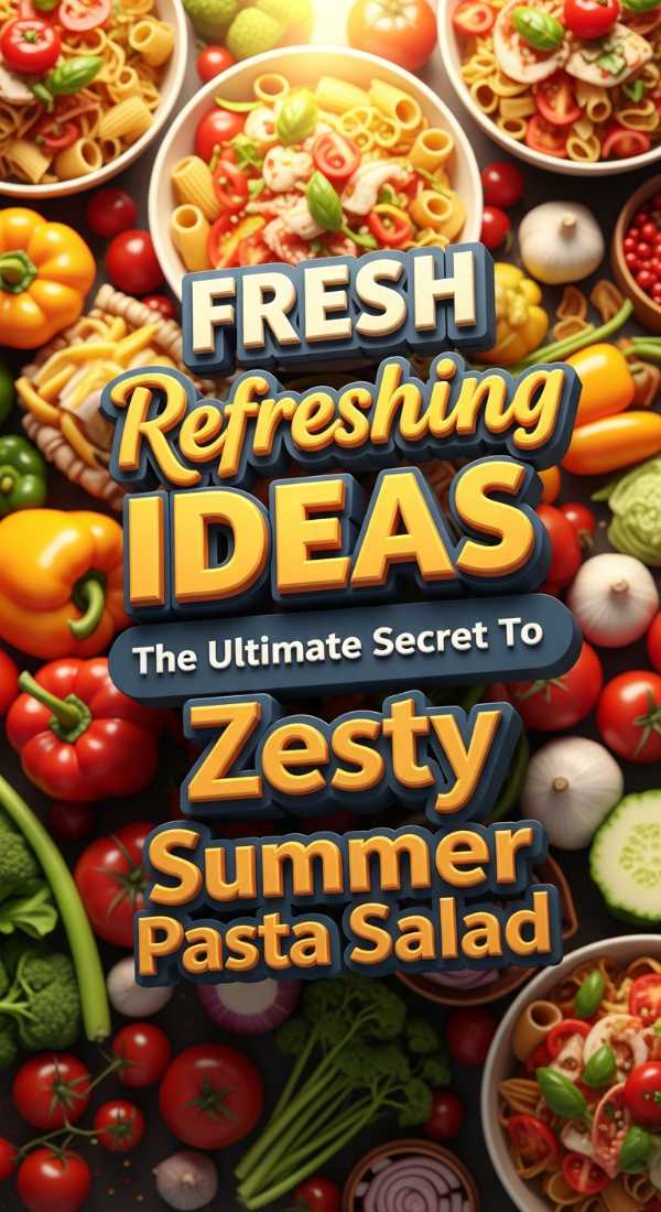 The Ultimate Secret To Zesty Summer Pasta Salad 69eb22334f116