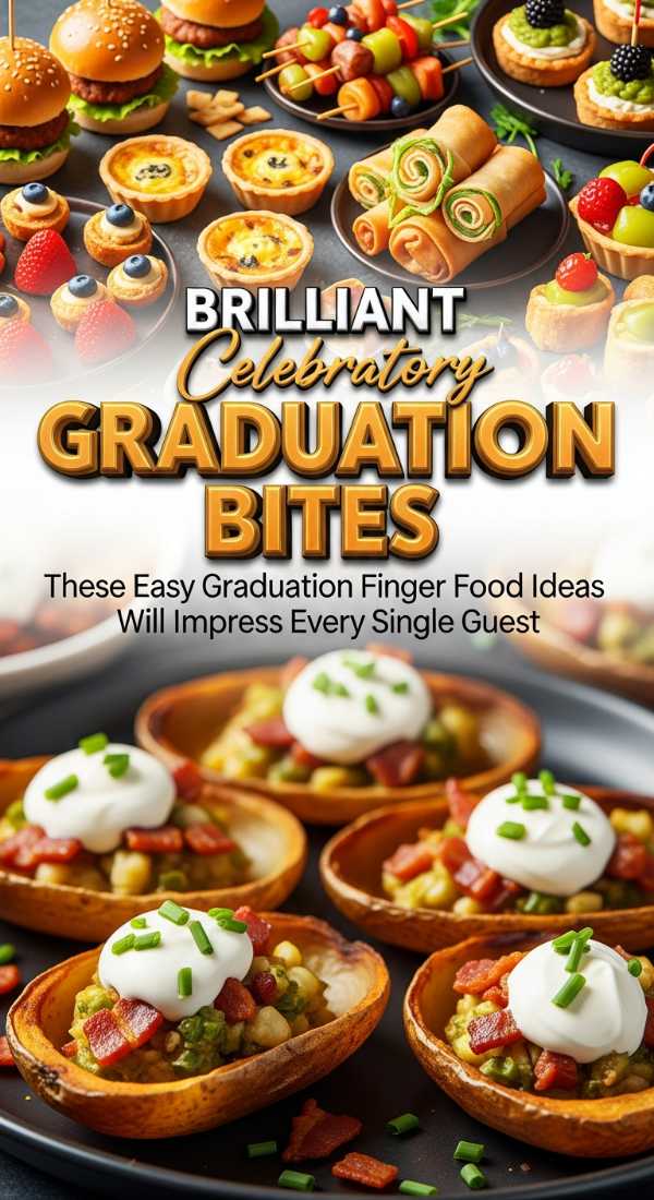 These Easy Graduation Finger Food Ideas Will Impress Every Single Guest 69e9b9cc54272