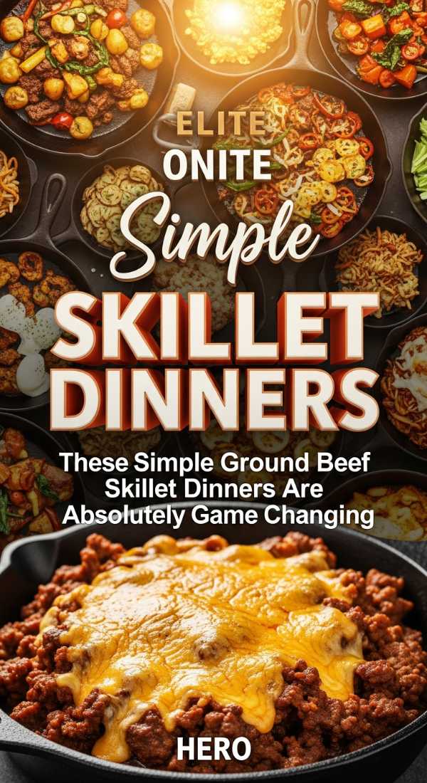 These Simple Ground Beef Skillet Dinners Are Absolutely Game Changing 69e70acf76c3b