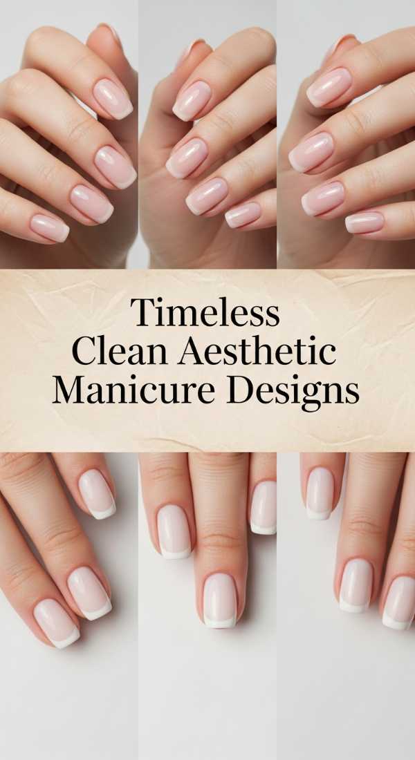 Timeless Clean Aesthetic Manicure Designs 69eb727294e7f