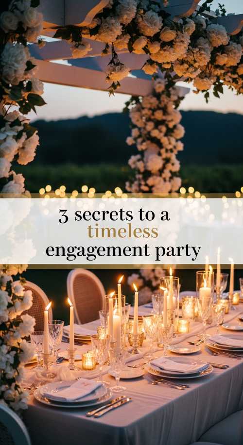 Timeless Engagement Party Aesthetics 69df24393fd30