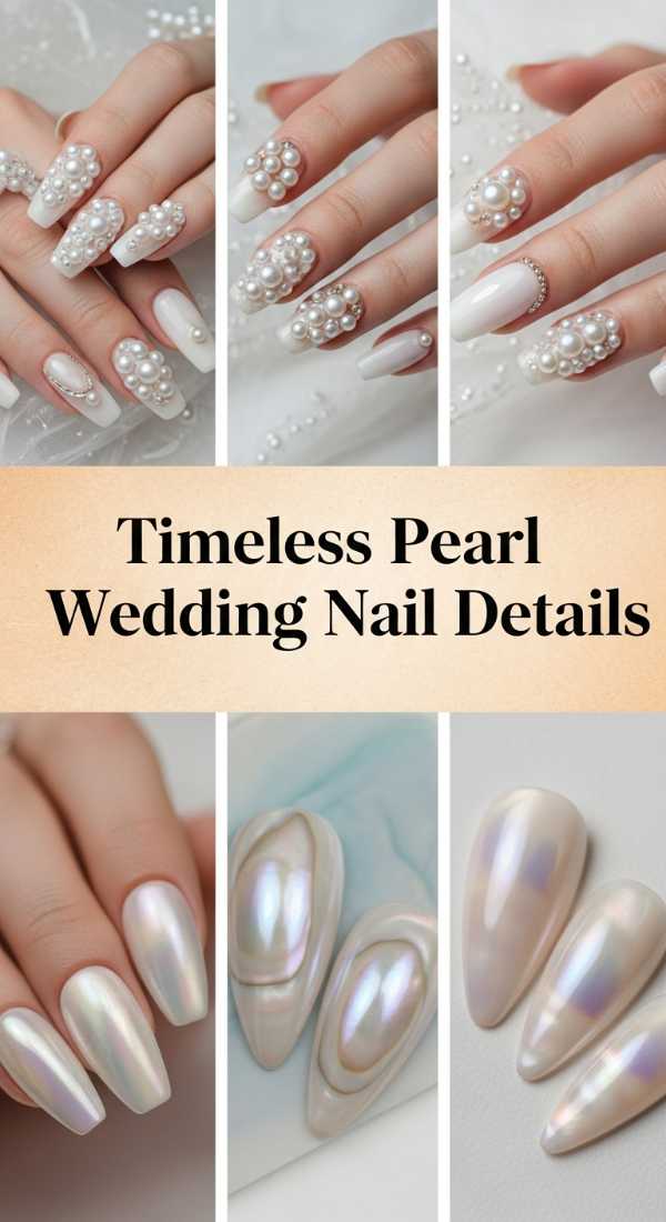 Timeless Pearl Wedding Nail Details 69df1ba70f1bf