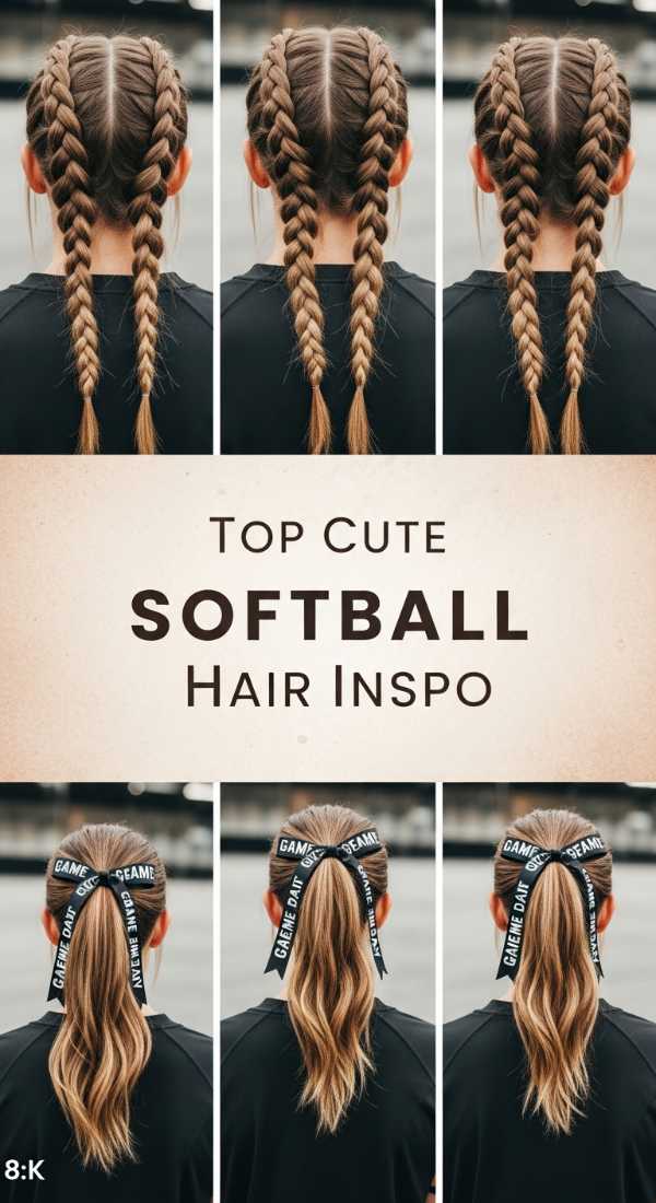 Top Cute Softball Hair Inspo 69ecef8aaf1cd