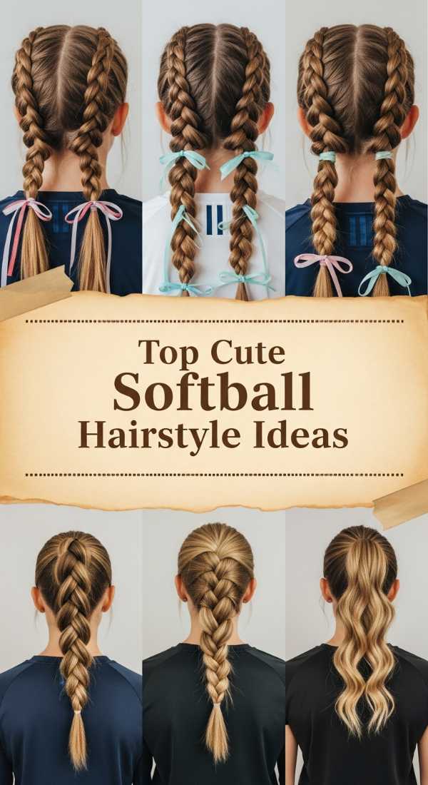 Top Cute Softball Hairstyle Ideas 69f262b9222a7