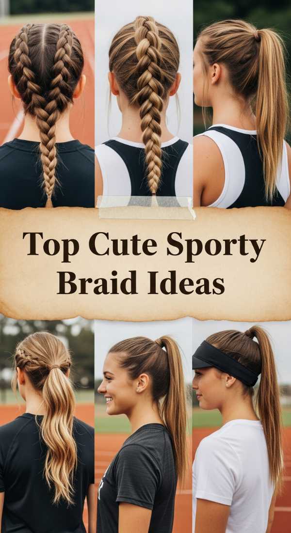 Top Cute Sporty Braid Ideas
