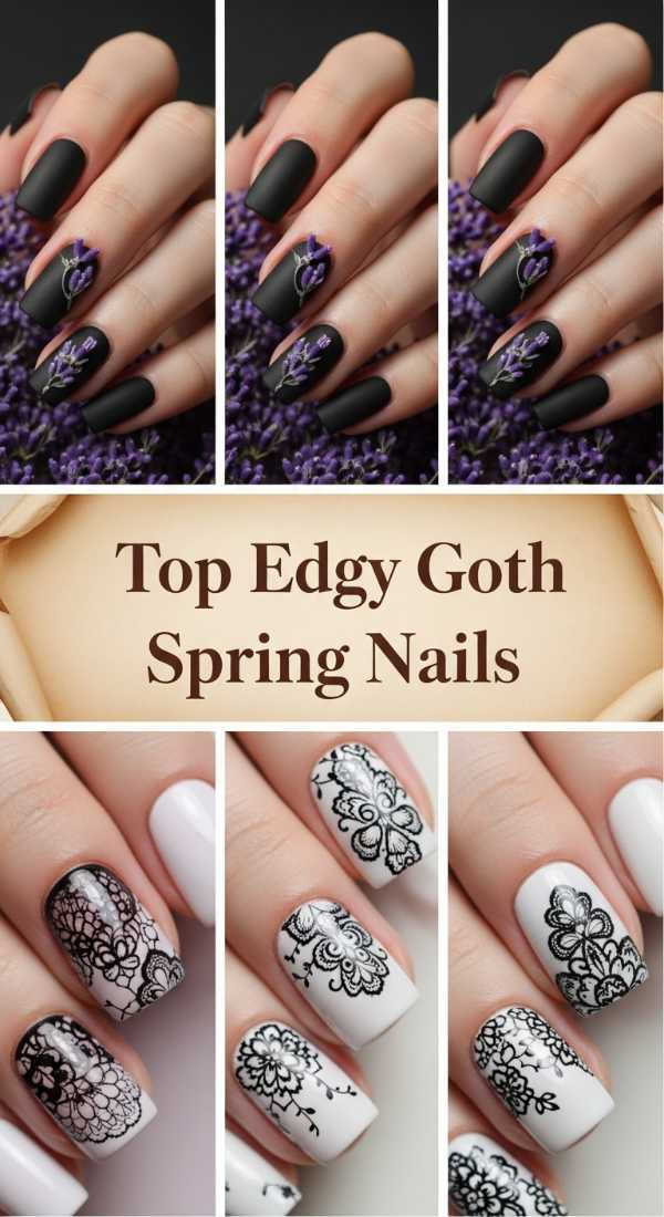 Top Edgy Goth Spring Nails 69ef3ad319385