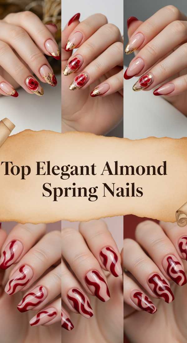 Top Elegant Almond Spring Nails 69e5f3e76c536