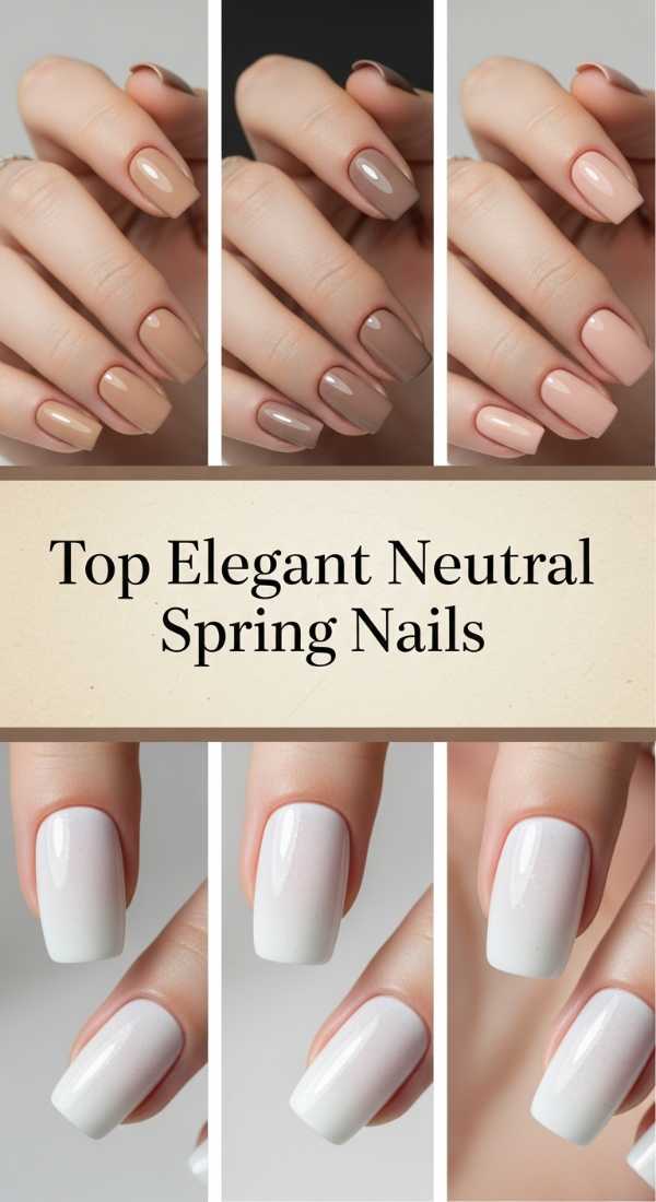 Top Elegant Neutral Spring Nails 69f32b9e9aeb7