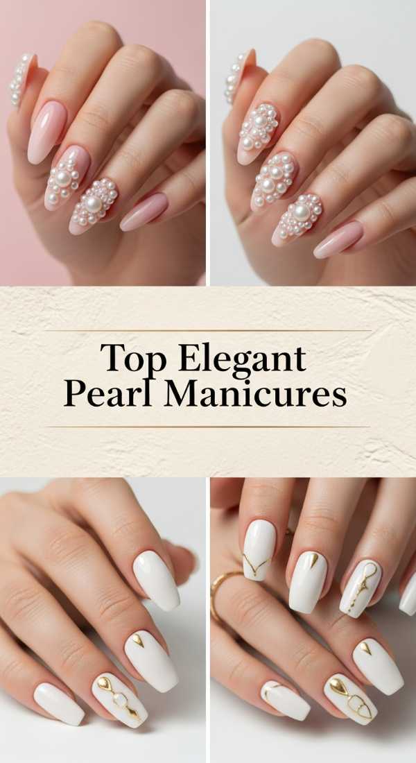 Top Elegant Pearl Manicures 69e5f3f062430