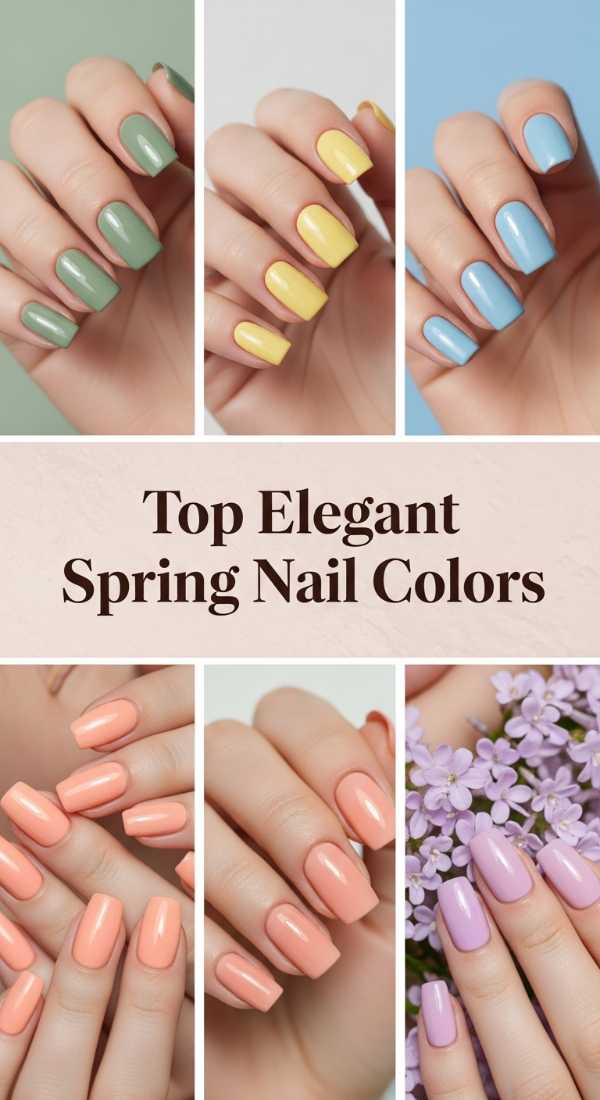 Top Elegant Spring Nail Colors 69ee408c5ecfa