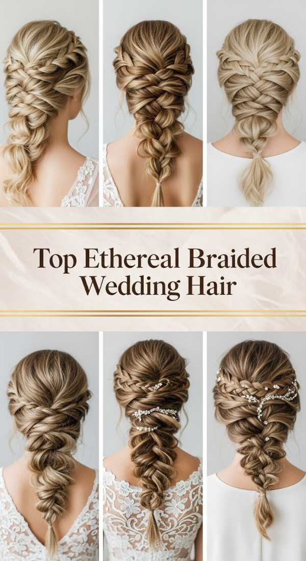 Top Ethereal Braided Wedding Hair 69e33a1213060