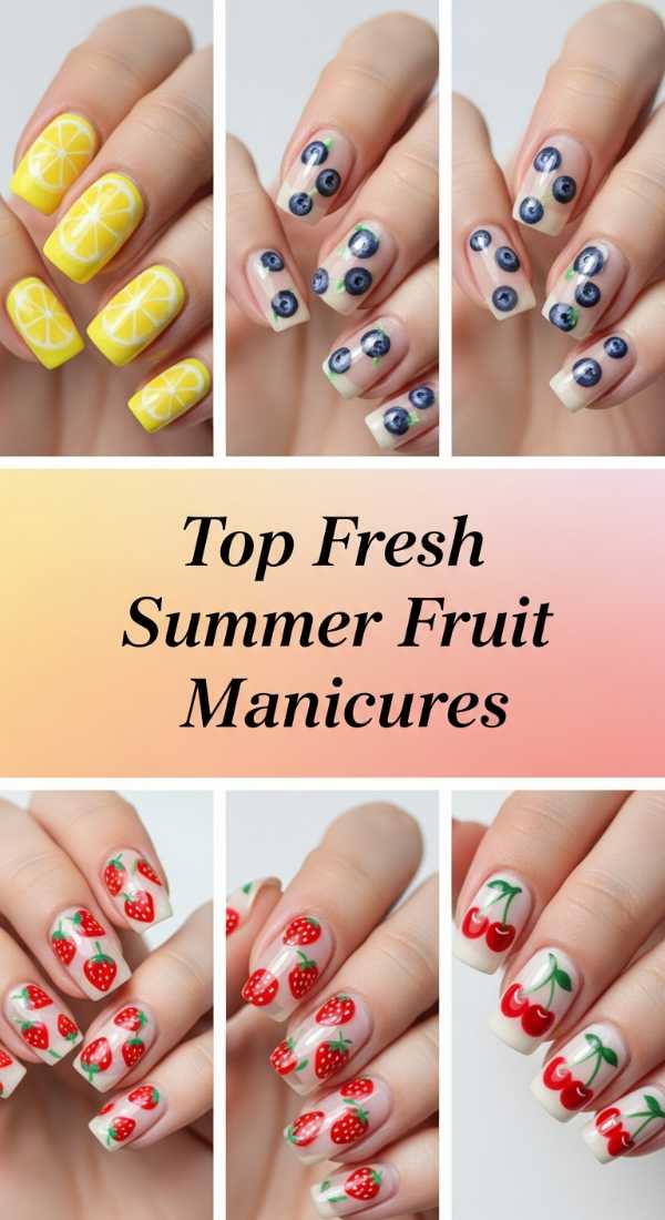 Top Fresh Summer Fruit Manicures 69e350f9e4bad
