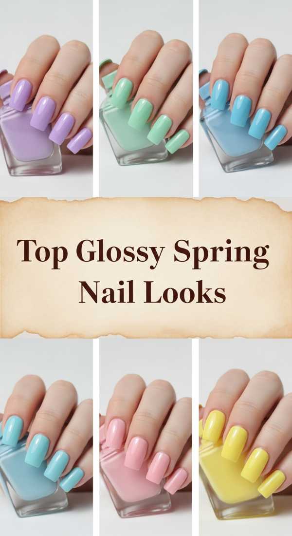 Top Glossy Spring Nail Looks 69e5f3ef1b3d2