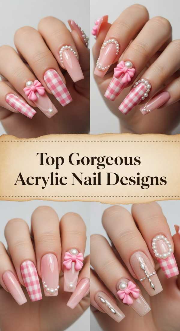 Top Gorgeous Acrylic Nail Designs 69e350e609017