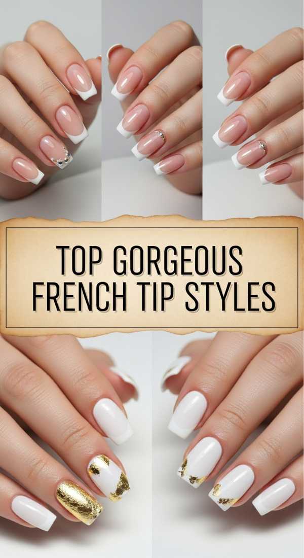Top Gorgeous French Tip Styles 69ece5a455c97