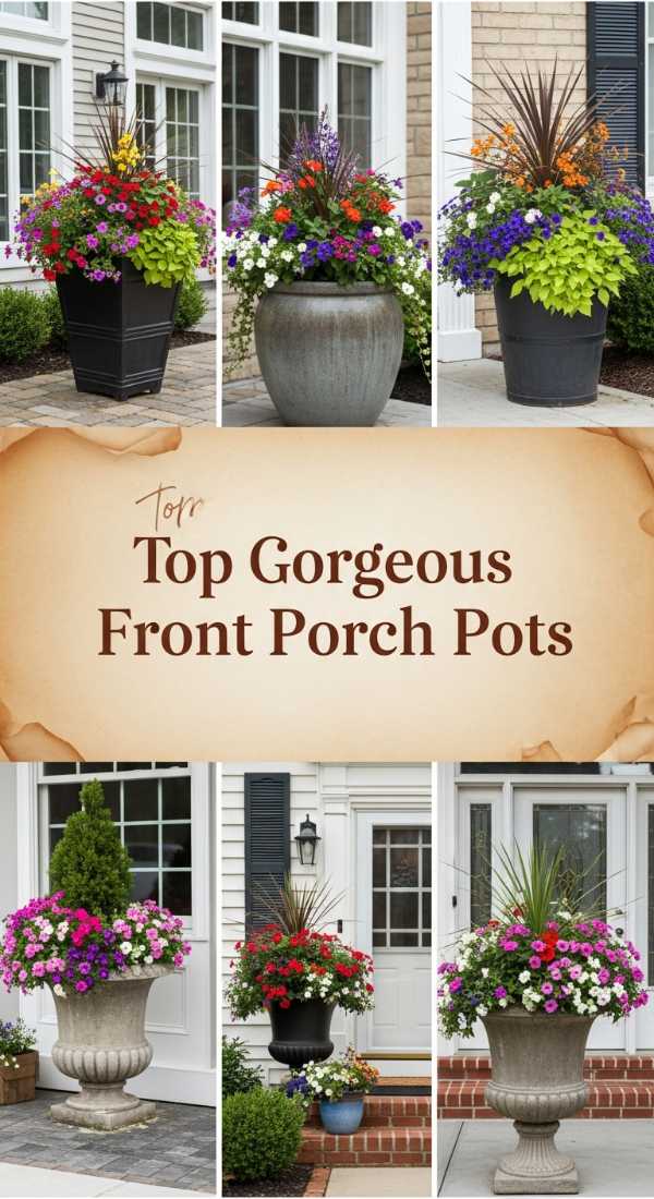Top Gorgeous Front Porch Pots 69f3a6a079349