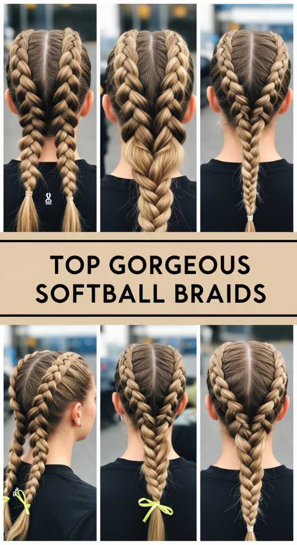 Top Gorgeous Softball Braids 69df3fc943fa5